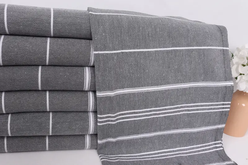 40x24 Cotton Striped Towel, Kitchen Towel, Bathroom Towels, Beach Bachelorette Party Decorations, Custom Hand Towel, Best Friend Gift Ideas - 2