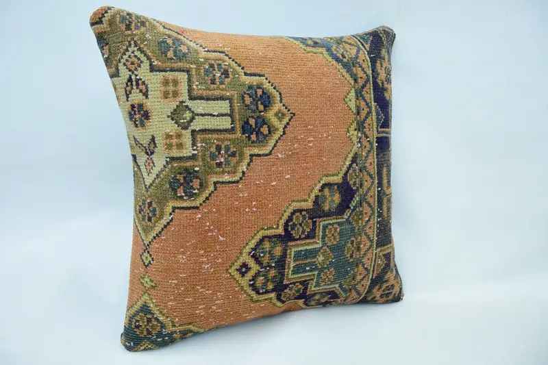 28x28 Red Pillow Sham, Boho Pillow Sham Cover, Interior Designer Pillow, Cushion, Christmas Pillow, Rustic Cushion, Gift Pillow - 2