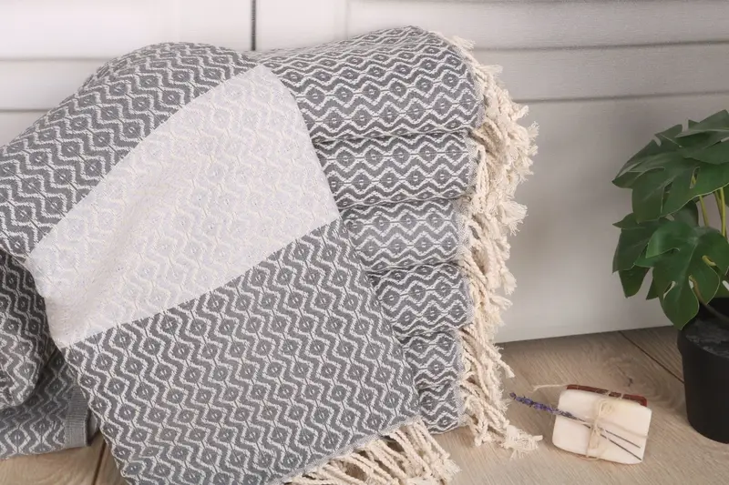 Diamond Towel Personalized Cotton Beach Towel, 70x40 inches