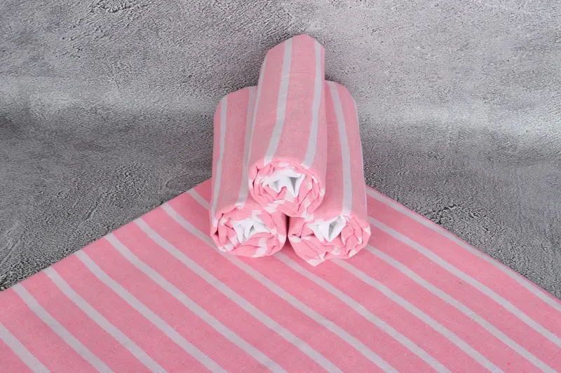 Absorbent Turkish towel, Employee Gifts, Bridesmaid Gift Towel, 70x40 Cotton Striped Towel, Turkish Towel Monogram, Handmade Gift, Beach Towel Bulk - 7