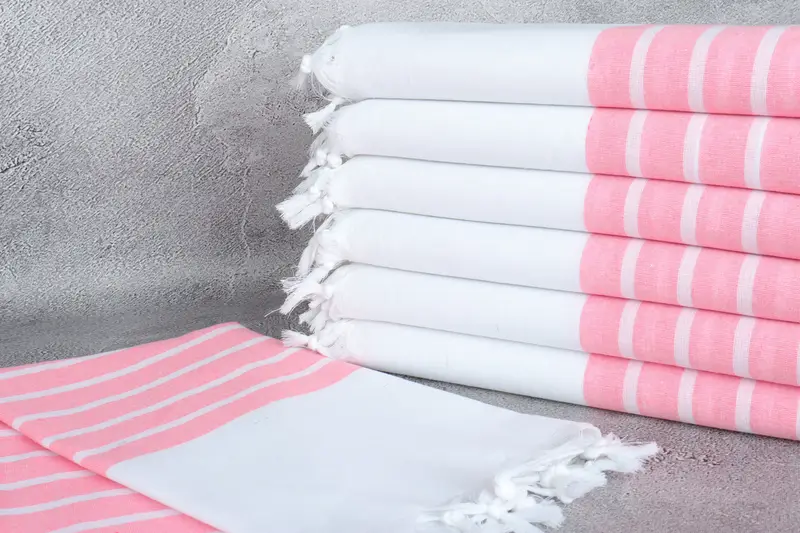 Absorbent Turkish towel, Employee Gifts, Bridesmaid Gift Towel, 70x40 Cotton Striped Towel, Turkish Towel Monogram, Handmade Gift, Beach Towel Bulk - 2