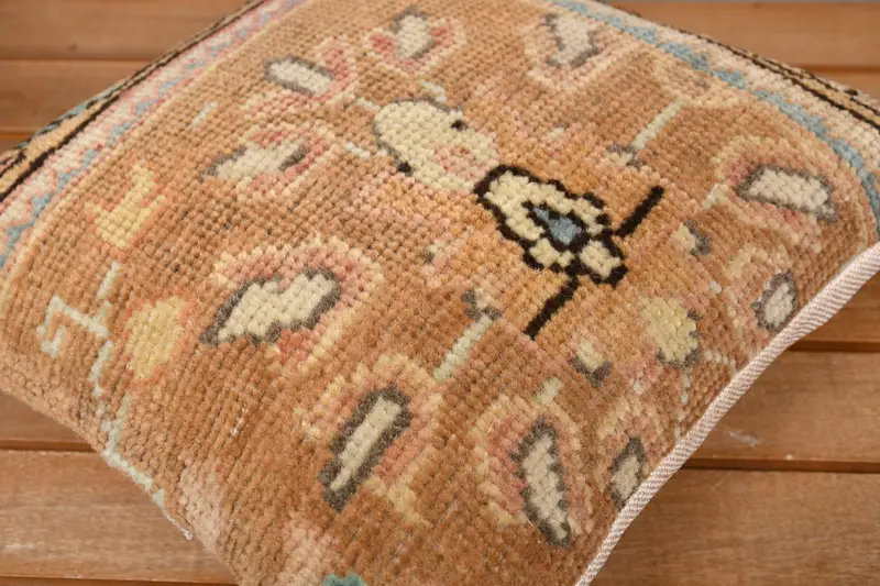 12x12 Brown Pillow, Outdoor Throw Pillow Case, Handmade Kilim Cushion, Throw Kilim Pillow, Oriental Pillow Sham, Cushion Cover, Gift Pillow - 3
