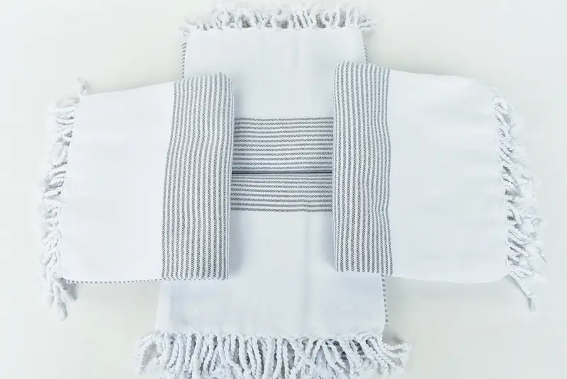 Custom Bath Towel, 70x36 Cotton Striped Towel, Custom Gift, Wedding Gift, Wedding Favors, Florida Bachelorette Party Favors, Handmade Gift - 6