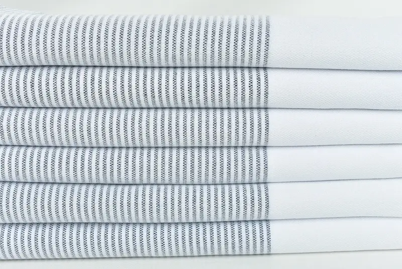 Custom Bath Towel, 70x36 Cotton Striped Towel, Custom Gift, Wedding Gift, Wedding Favors, Florida Bachelorette Party Favors, Handmade Gift - 2