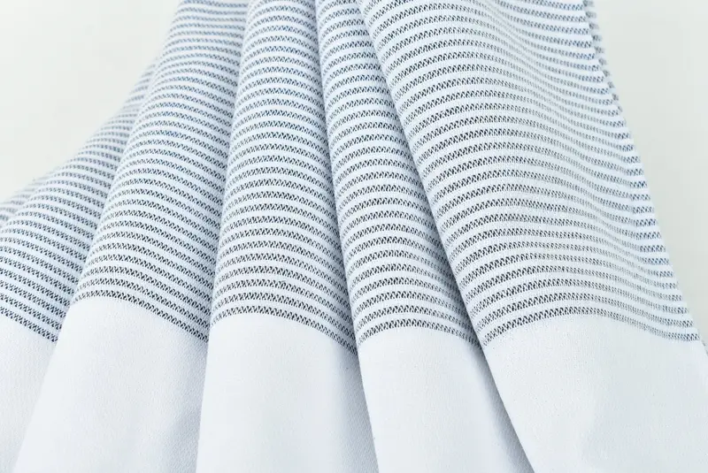 Custom Bath Towel, 70x36 Cotton Striped Towel, Custom Gift, Wedding Gift, Wedding Favors, Florida Bachelorette Party Favors, Handmade Gift - 5