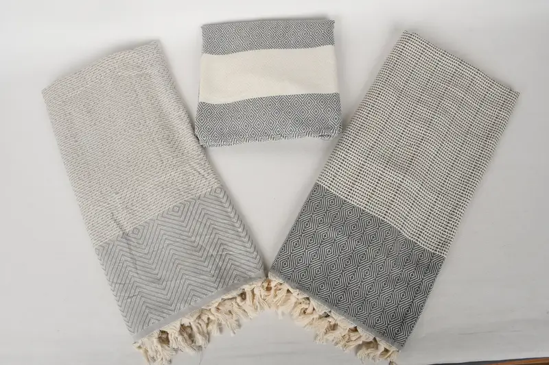 Absorbent Turkish towel, Monogrammed Turkish Towel, Bachelorette Party Favors, 70x40 Cotton Set of 10 Towel, Valentines Day Gift, Gifts For Him - 7