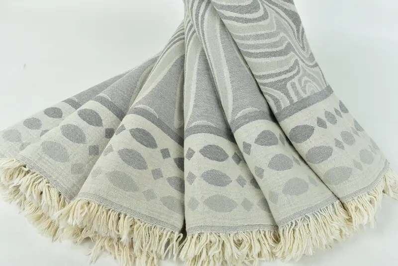 Spa Gift Towel, Turkish towel, 70x40 Cotton Geometric Towel, Wedding Hand Made Gift, Holiday Towel, Turkish hand towel, Lightweight towel, Spa Gift - 5