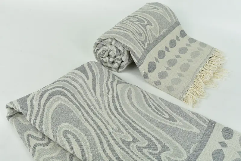 Spa Gift Towel, Turkish towel, 70x40 Cotton Geometric Towel, Wedding Hand Made Gift, Holiday Towel, Turkish hand towel, Lightweight towel, Spa Gift - 8