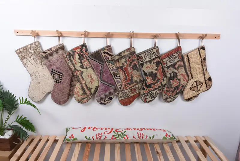 Personalized Christmas Ornaments Pattern, Unique 7 Inch Stocking