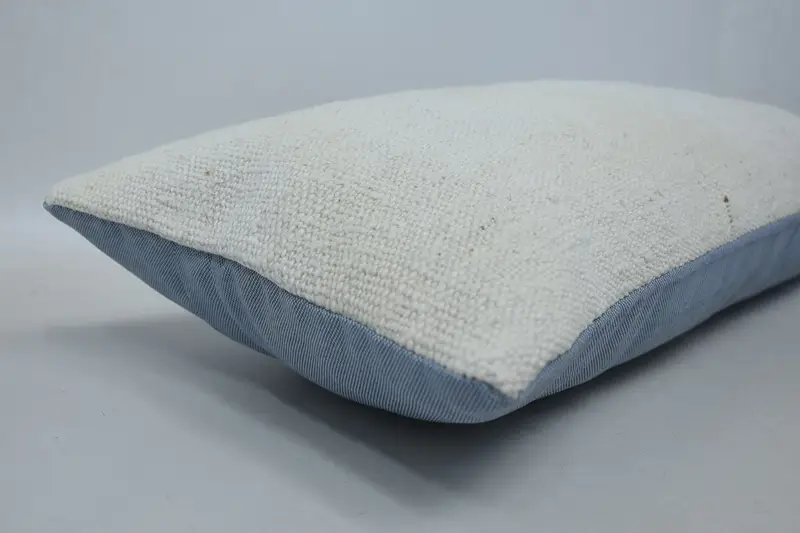 Hippie Throw Pillow Sham, Pillow Sham, Kilim Pillow, Kilim Cushion Sham, 12x36 Beige Cushion, Turkish Kilim Pillow, Decorative Bolster Cushion Case - 5