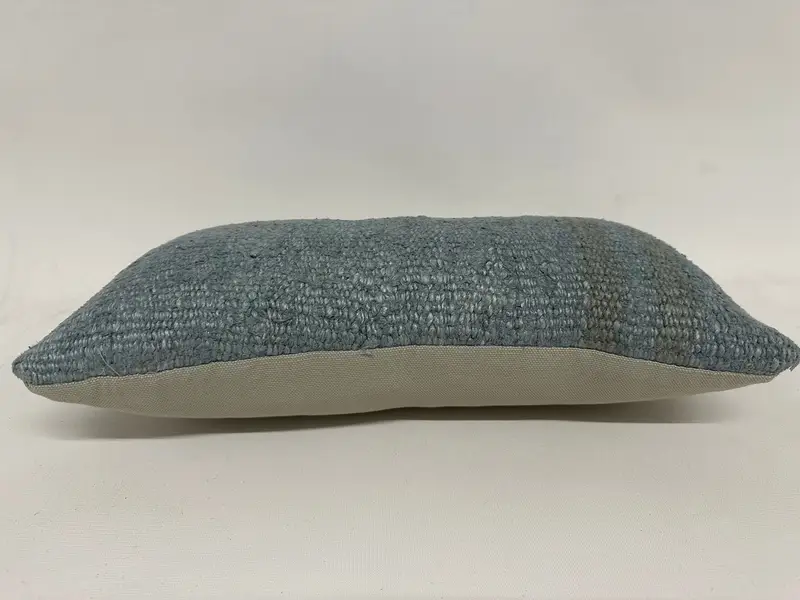 Boho Chic Cushion Cover, 8x16 Gray Cushion Cover, Boho Pillow Sham Cover, Throw Kilim Pillow, Sofa Pillow Case, Pillow for Couch, Cushion - 5