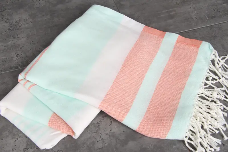 Bridal Shower Gift, Bridesmaid Gift, 70x40 Cotton Striped Towel, Beach Towel Monogram, Monogram Turkish Towel, Gym Towel, Personalized Gift For Her - 5