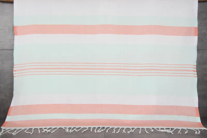 Bridal Shower Gift, Bridesmaid Gift, 70x40 Cotton Striped Towel, Beach Towel Monogram, Monogram Turkish Towel, Gym Towel, Personalized Gift For Her - 8