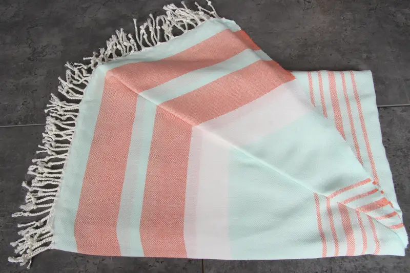 Bridal Shower Gift, Bridesmaid Gift, 70x40 Cotton Striped Towel, Beach Towel Monogram, Monogram Turkish Towel, Gym Towel, Personalized Gift For Her - 3