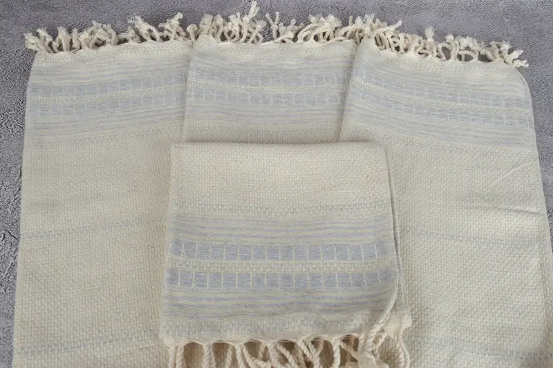 Towel With Name, 40x20 Linen Striped Towel, Wedding Favors, Gift For Wedding Day, Best Friend Christmas Gift, Monogram Kitchen Towel, Kitchen Towel - 4