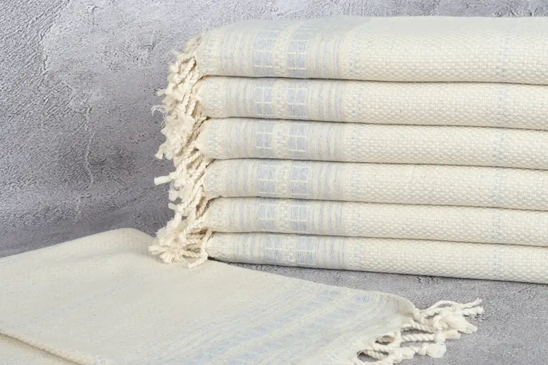Towel With Name, 40x20 Linen Striped Towel, Wedding Favors, Gift For Wedding Day, Best Friend Christmas Gift, Monogram Kitchen Towel, Kitchen Towel - 2