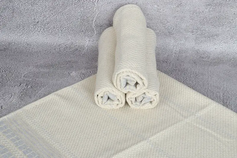 Towel With Name, 40x20 Linen Striped Towel, Wedding Favors, Gift For Wedding Day, Best Friend Christmas Gift, Monogram Kitchen Towel, Kitchen Towel - 7