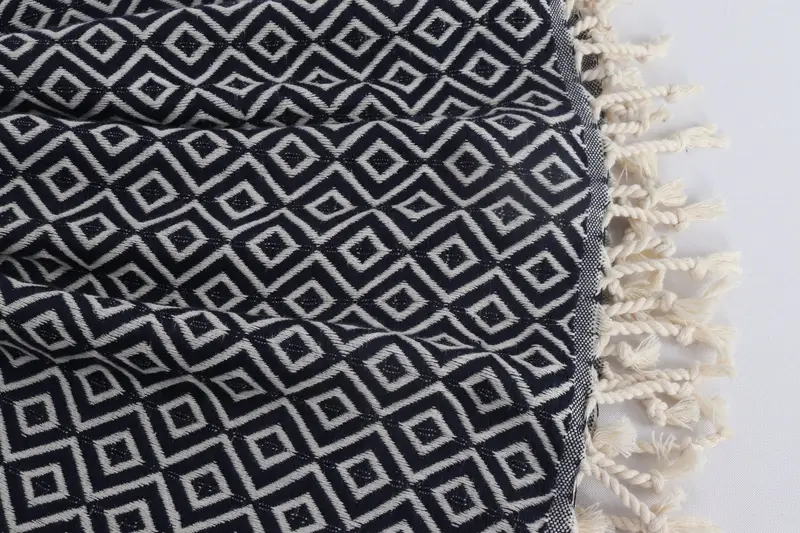 70x40 Cotton Diamond Towel, Wedding Towel, Custom Wedding Gift From Bridesmaid, Personalized Gift, Gift For Boyfriend, Cotton towel, Luxury towel - 8