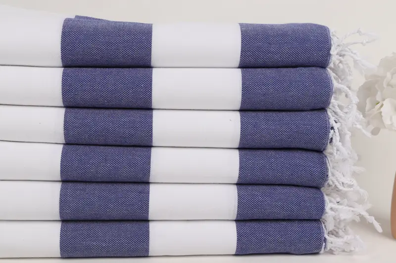 70x40 Cotton Striped Towel, Sand-free towel, Wedding Gift, Custom Beach Towels, Memorial Gift, Custom Name Towel, Sand-resistant towel, Scarf Towel - 3