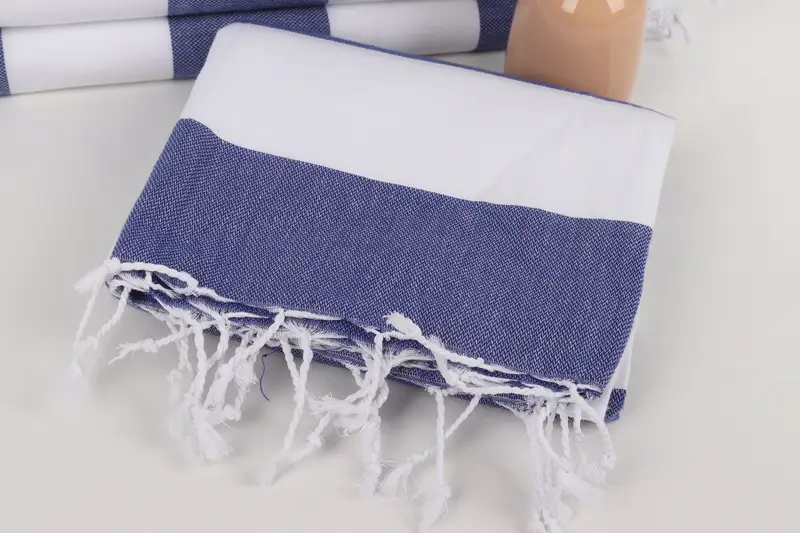 70x40 Cotton Striped Towel, Sand-free towel, Wedding Gift, Custom Beach Towels, Memorial Gift, Custom Name Towel, Sand-resistant towel, Scarf Towel - 5