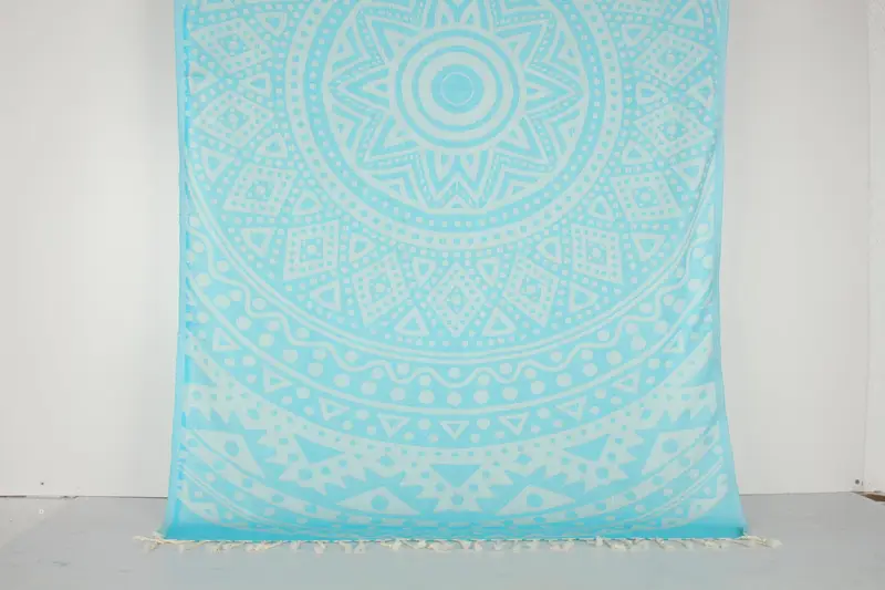 Personalized Turkish Beach Towel Organic Cotton Beige, 70x40 cm