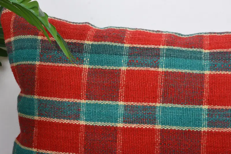 Bolster Pillow, Throw Kilim Pillow, Tapestry Cushion Case, 16x24 Red Cushion Case, Outdoor Pillow, Kilim Pillow Cover, Pillow Cover, Antique Pillows - 2