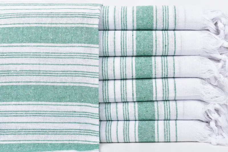 Housewarming Gift, Gift For Her, Bridal Shower Gift, Kids Beach Towel, 68x32 Cotton Striped Towel, Custom Beach Towel, Embroidery Towels - 1