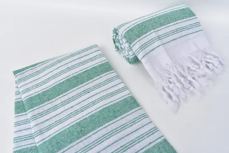 Housewarming Gift, Gift For Her, Bridal Shower Gift, Kids Beach Towel, 68x32 Cotton Striped Towel, Custom Beach Towel, Embroidery Towels - 7