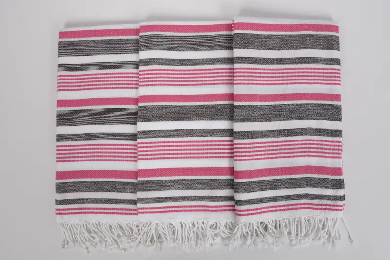 Turkish beach towel, Bachelorette Gifts, Summer Towel, Grandma Gift, Large Beach Towel Personalized, 70x40 Cotton Striped Towel, Large Turkish Towel - 7