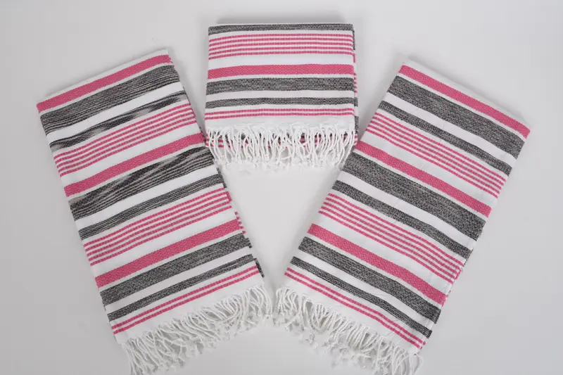 Turkish beach towel, Bachelorette Gifts, Summer Towel, Grandma Gift, Large Beach Towel Personalized, 70x40 Cotton Striped Towel, Large Turkish Towel - 6
