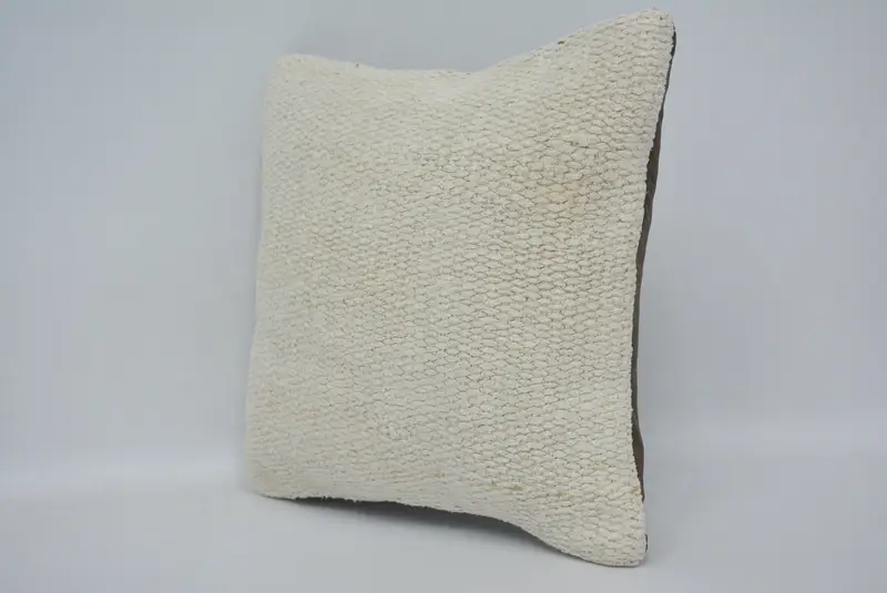 Vintage Kilim Throw -Kissen, 12x12 weißes Kissen, Kilimkissenabdeckung, Vintage -Kissen, Kissengehäuse, handgewebte Kissenbedeckungspolster - 4
