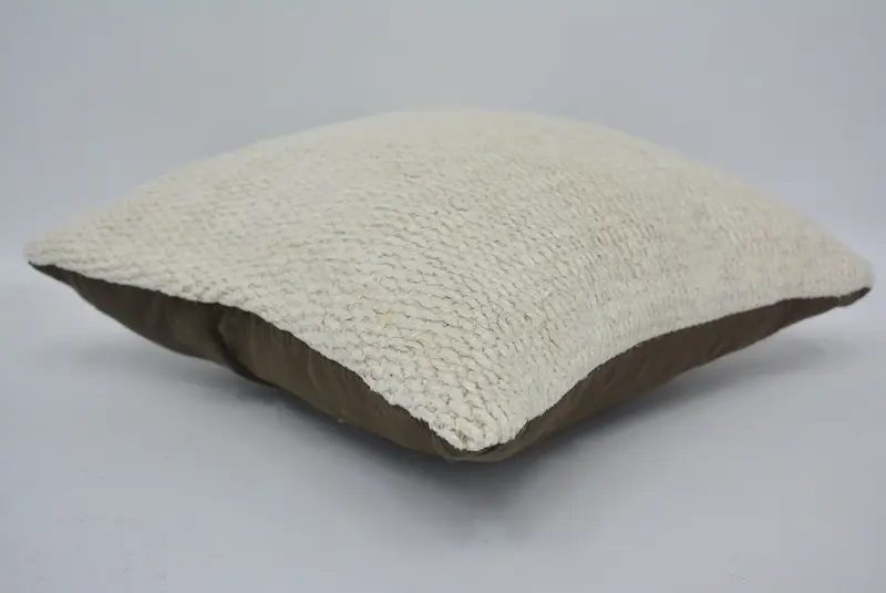 Vintage Kilim Throw -Kissen, 12x12 weißes Kissen, Kilimkissenabdeckung, Vintage -Kissen, Kissengehäuse, handgewebte Kissenbedeckungspolster - 6