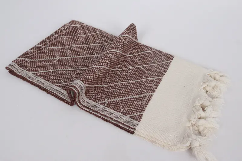 Turkish Towel Hand Towel, Personalized Gifts, Memorial Gift, Personalized Kitchen Towel, 36x18 Cotton Geometric Towel, Customized Turkish Towel - 6