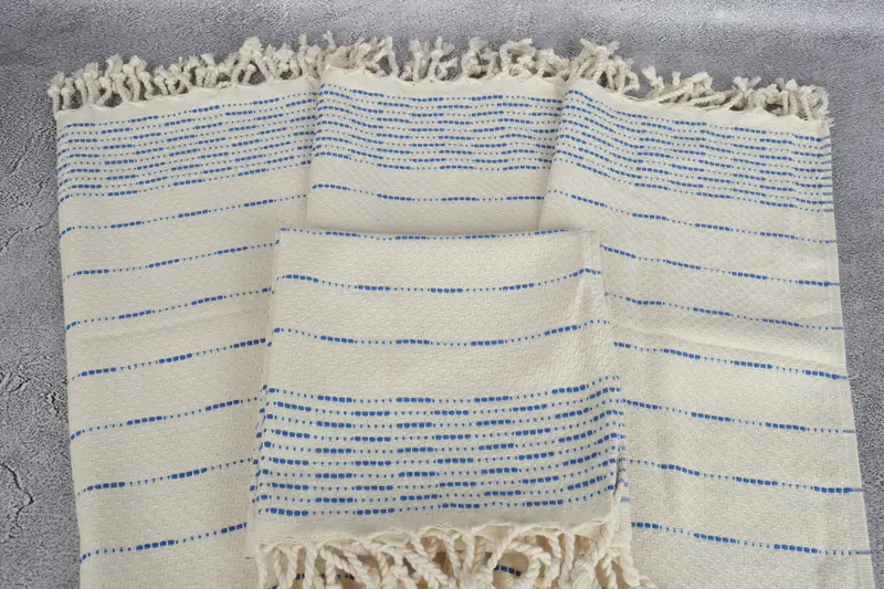 Turkish Tea Towel, Bridesmaid Gifts, Turkish Towel Hand Towel, Bridesmaid Towel, 36x18 Cotton Striped Design Towel, Halloween Gifts, Gift For Him - 4