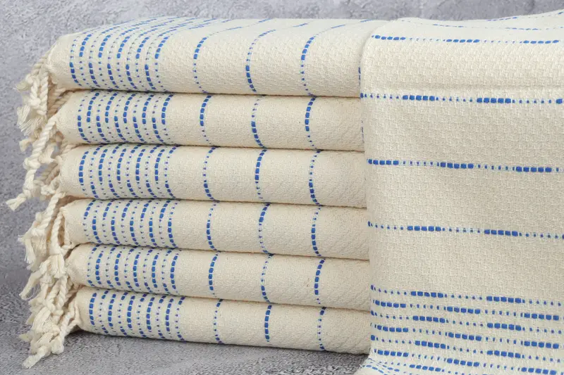 Turkish Tea Towel, Bridesmaid Gifts, Turkish Towel Hand Towel, Bridesmaid Towel, 36x18 Cotton Striped Design Towel, Halloween Gifts, Gift For Him - 1