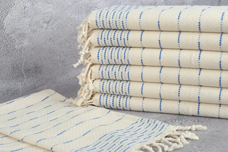 Turkish Tea Towel, Bridesmaid Gifts, Turkish Towel Hand Towel, Bridesmaid Towel, 36x18 Cotton Striped Design Towel, Halloween Gifts, Gift For Him - 2
