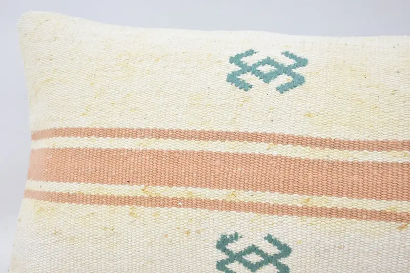 Indoor Pillow, Interior Designer Pillow, Personalized Gift Pillow Cushion Cover, Pillow, Boho Pillow, Antique Pillows, 12x48 White Pillow Cover - 2
