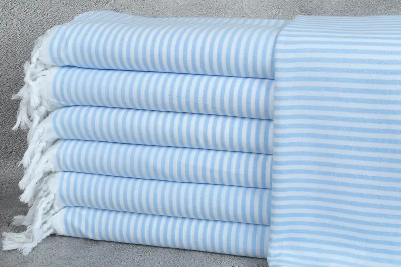 Turkish towel, Bachelorette Party Gifts Bridesmaids, 68x36 Cotton Striped Towel, Wedding Favors, Pool Towels, Gift For Boyfriend, Holiday Towel - 1