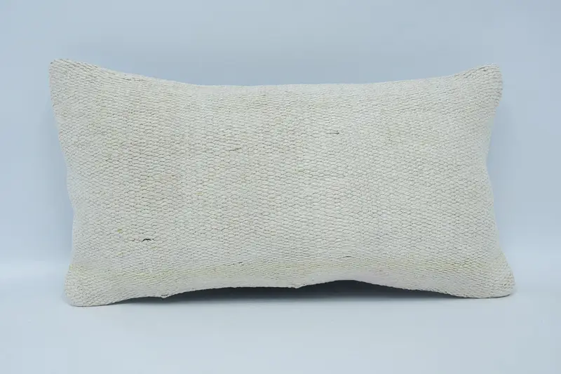Vintage Striped Rustic Pillow Sham, 8x16 inch Beige Gift Rectangle Pillow Case - 1