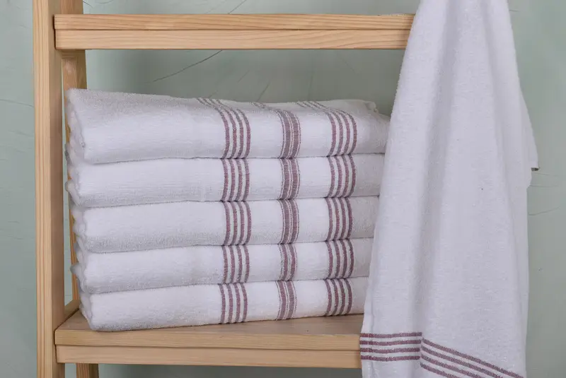 Turkish Tea Towel, Bridesmaid Gift, Guest Towel, Personalized Gifts, Christmas Gift, Personalized Kitchen Towel, 40x18 Cotton Striped Terry Towel - 2
