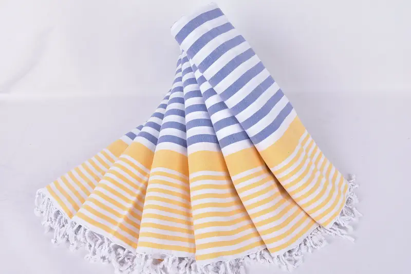 Luxury Turkish Bath Towel, 68x36 Cotton Striped Towel, Personalized Wedding Gift, Gift For Coworker, Bridal Shower Gift, Housewarming Gift - 4