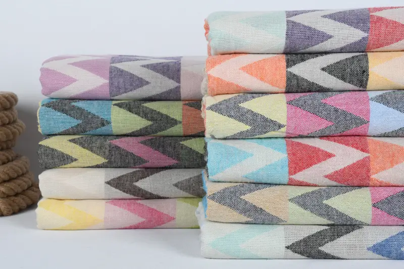 70x40 Cotton Zigzag Design Towel, Bath towel, Turkish bath towel, Organic Towel, Bachelorette Party Decorations, Turkish Towel Set, Handmade Gift - 2