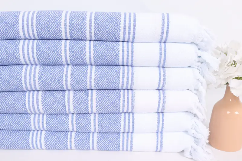 40x18 Cotton Diamond Towel, Custom Hand Towel, Xmas Gifts, Personalized Kitchen Towel, Personalized Wedding Gift, Bulk Order Towel, Wedding Favors - 3