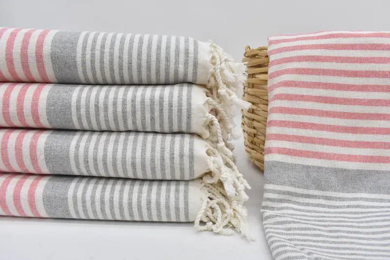 Guest Towel, Wedding Hand Made Gift, Family Gift, 68x40 Cotton Striped Terry Towel, Turkish Towel USA, Custom Gift, Personalized Bridesmaid Gift