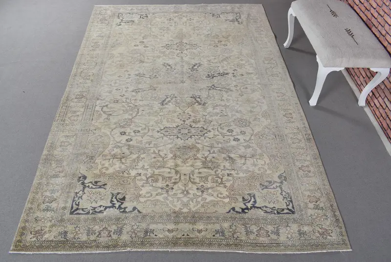 Alfombra Patchwork verde y azul, 0,5x9,4 ft Chic Decor