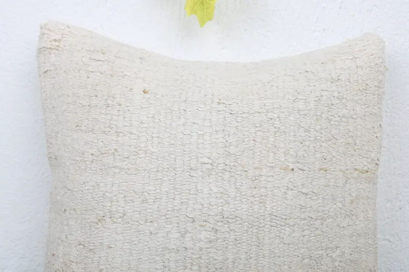 Pillow Sham, Throw Kilim Pillow, Vintage Kilim Throw Pillow, Pillow for Couch, 12x12 White Cushion Cover, Armchair Pillow - 4