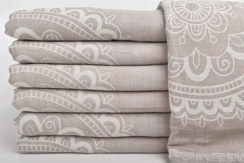 Throw Blankets, Personalized Blanket, 88x80 Cotton Ethnic Design Towel, Aesthetic Blanket, Monogram Blanket, Bachelorette Gifts, Organic Throw - 2