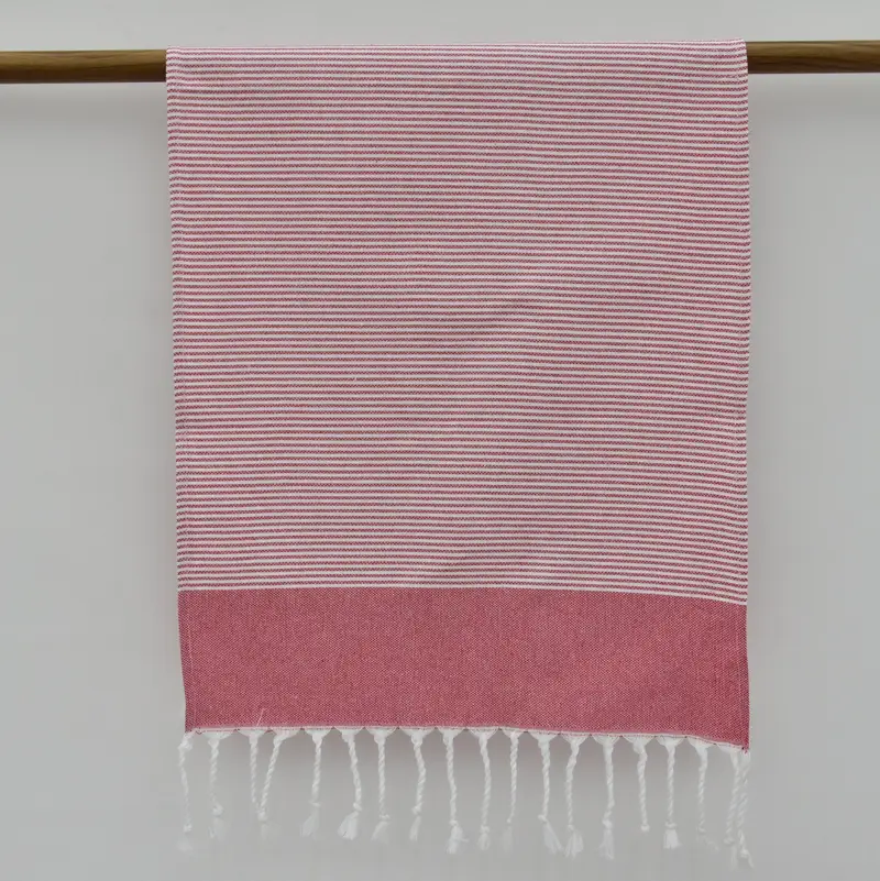 Bathroom Towels, Monogram Kitchen Towel, 40x18 Cotton Striped Towel, Monogrammed Hand Towel, Boyfriend Gift, Personalized Gift For Her, Spa Towel - 4