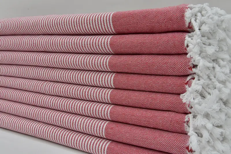 Bathroom Towels, Monogram Kitchen Towel, 40x18 Cotton Striped Towel, Monogrammed Hand Towel, Boyfriend Gift, Personalized Gift For Her, Spa Towel - 3