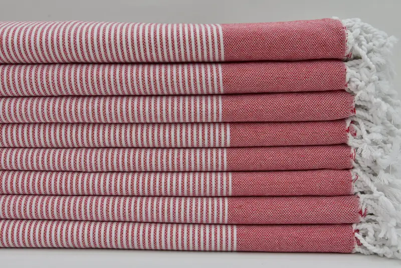 Bathroom Towels, Monogram Kitchen Towel, 40x18 Cotton Striped Towel, Monogrammed Hand Towel, Boyfriend Gift, Personalized Gift For Her, Spa Towel - 2